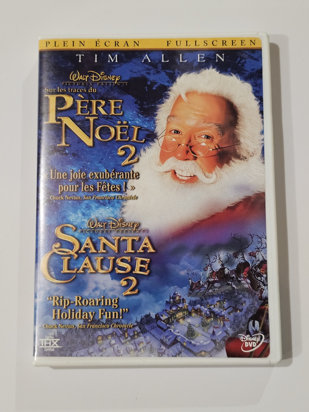 Disney The Santa Clause 2 DVD Bilingual Quebec Full Screen Edition Tim Allen